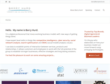 Tablet Screenshot of barryhurd.com